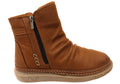 Azuro Womens European Comfortable Leather Ankle Boots