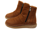 Azuro Womens European Comfortable Leather Ankle Boots