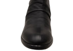 Enrich Womens Leather European Low Heel Ankle Boots