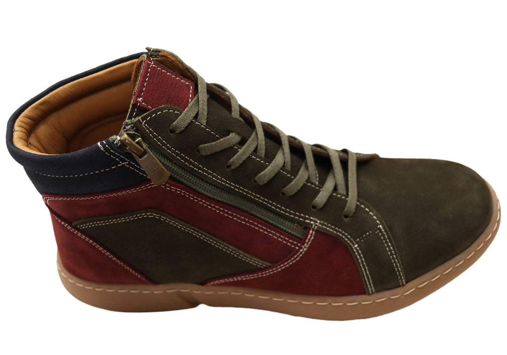 Willora Womens Comfort Leather European Ankle Boots