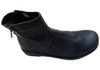 Cetona Womens Wide Leather Comfortable Supportive Ankle Boots