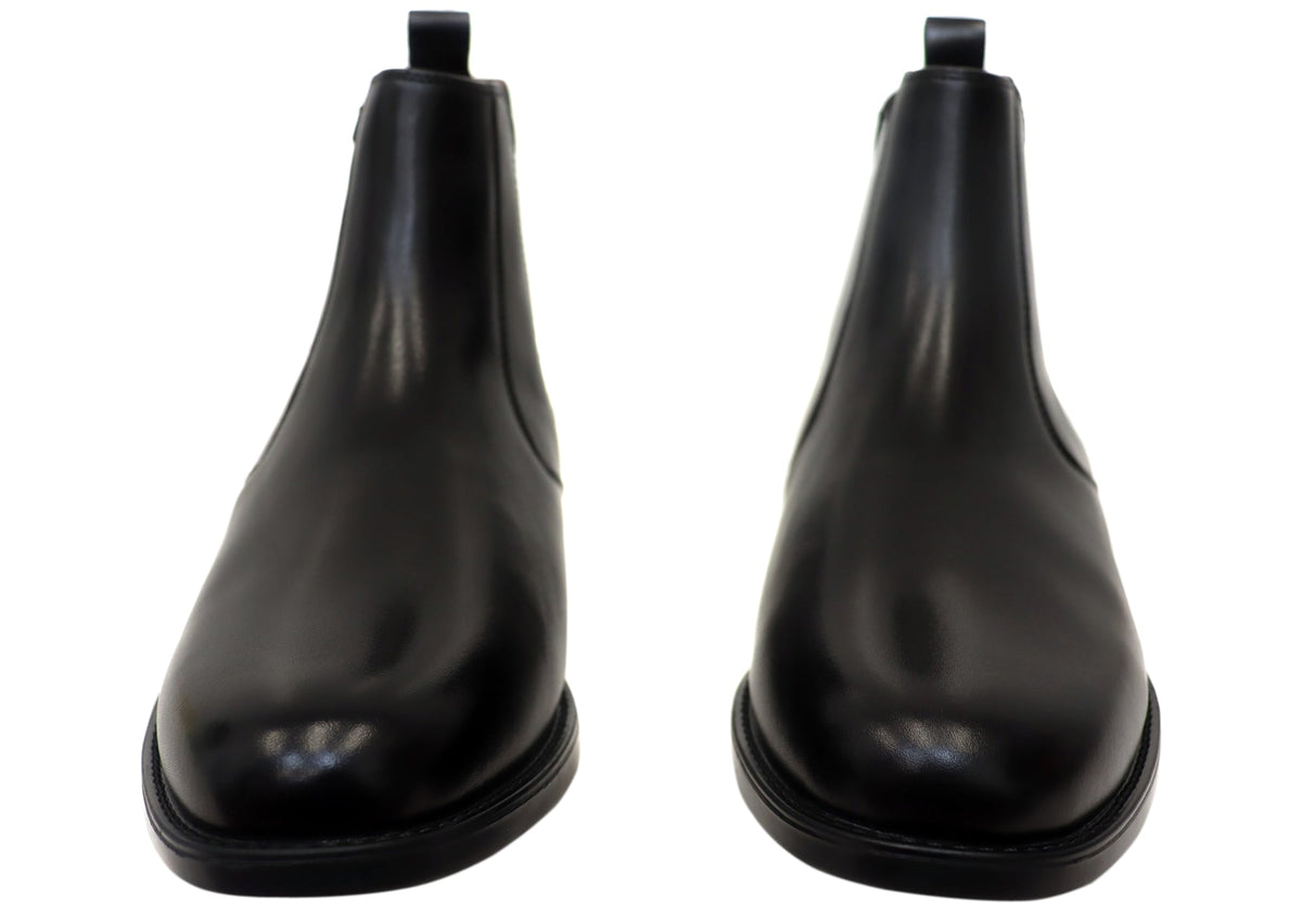 Mens EEE Triple Wide Leather Glendale Chelsea Boots