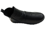 Compass Womens Comfortable Leather European Ankle Boots