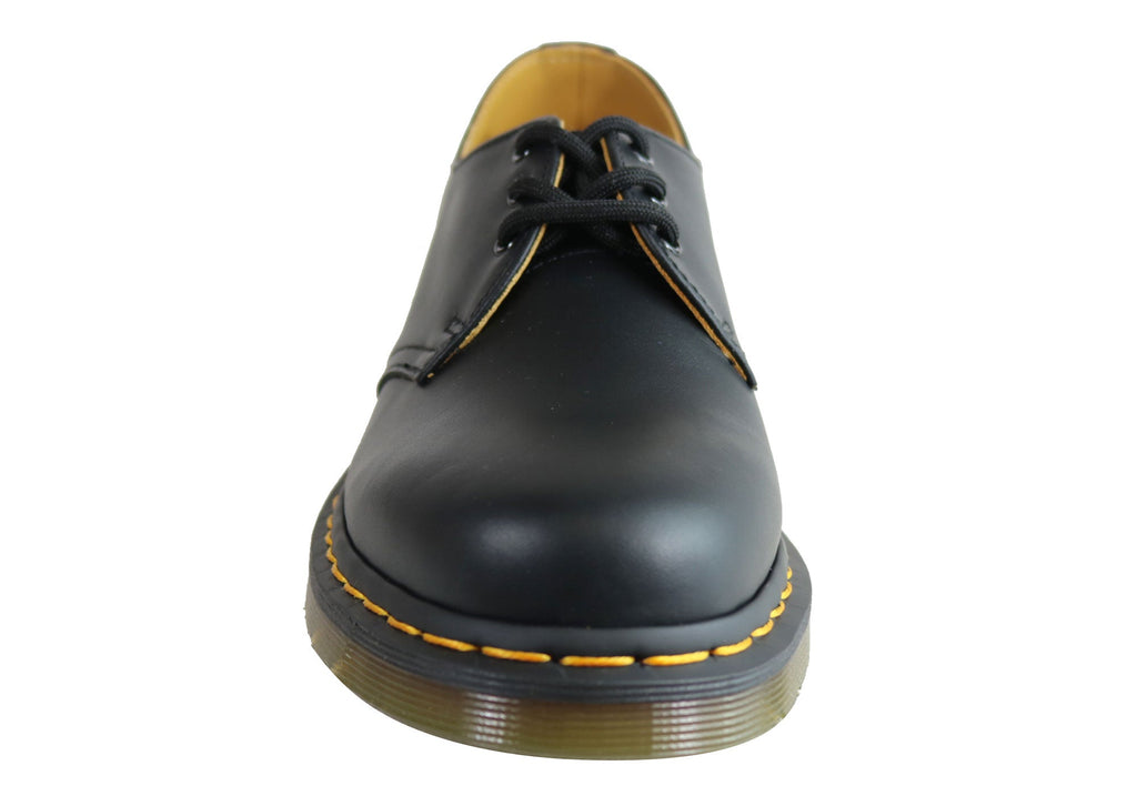1461 Classic Black Nappa Lace Up Comfortable Unisex Shoes