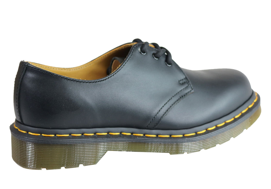 1461 Classic Black Nappa Lace Up Comfortable Unisex Shoes