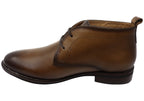 Ridge Mens Comfortable Leather Lace Up Boots Made In Brazil