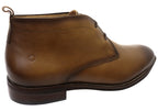 Ridge Mens Comfortable Leather Lace Up Boots Made In Brazil