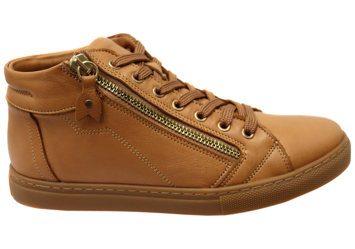 Scully Womens Comfortable Leather European Ankle Boots