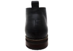 Ridge Mens Comfortable Leather Lace Up Boots Made In Brazil