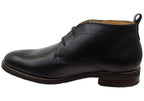 Ridge Mens Comfortable Leather Lace Up Boots Made In Brazil