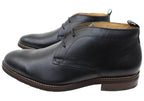 Ridge Mens Comfortable Leather Lace Up Boots Made In Brazil
