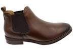 Jacko Mens Comfortable Leather Chelsea Boots Made In Brazil