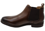 Jacko Mens Comfortable Leather Chelsea Boots Made In Brazil