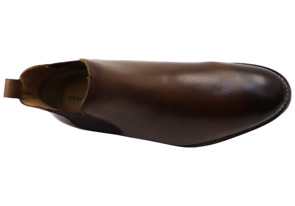 Jacko Mens Comfortable Leather Chelsea Boots Made In Brazil