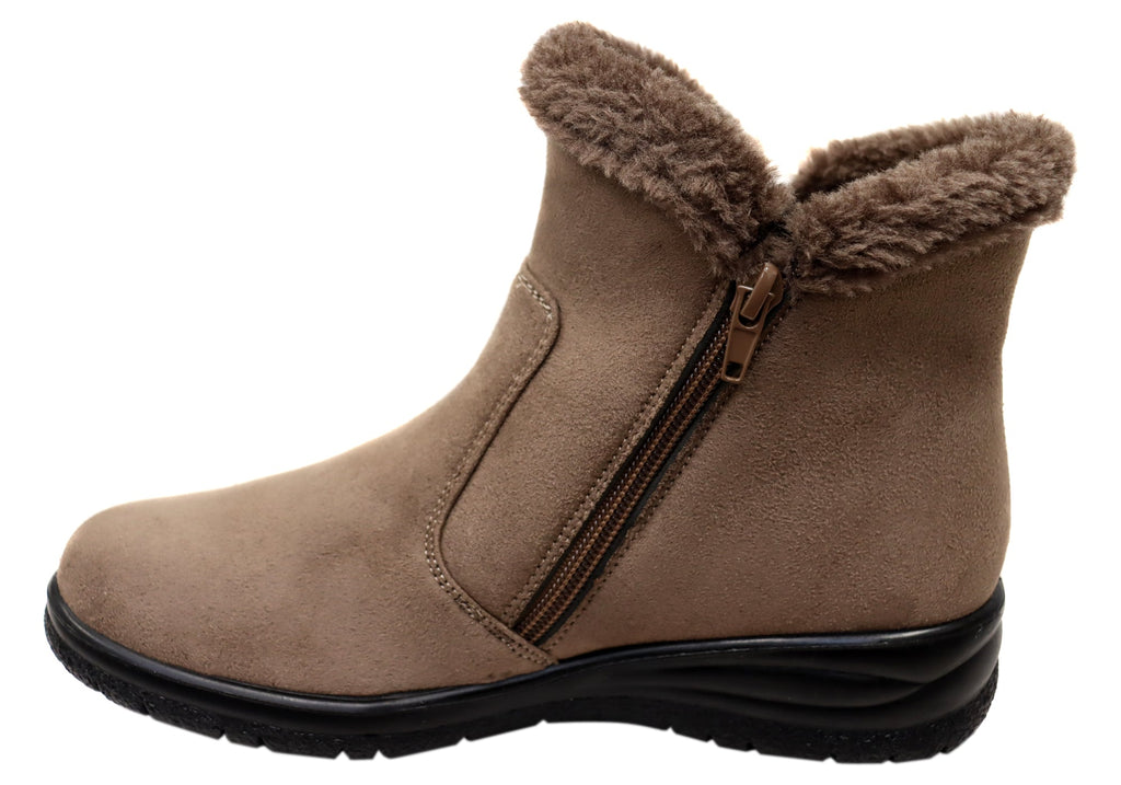 Buff Womens Comfortable Ankle Boots