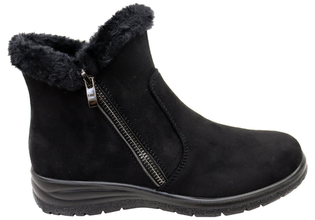 Buff Womens Comfortable Ankle Boots