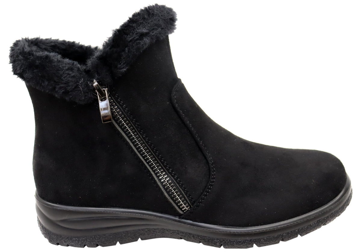 Buff Womens Comfortable Ankle Boots