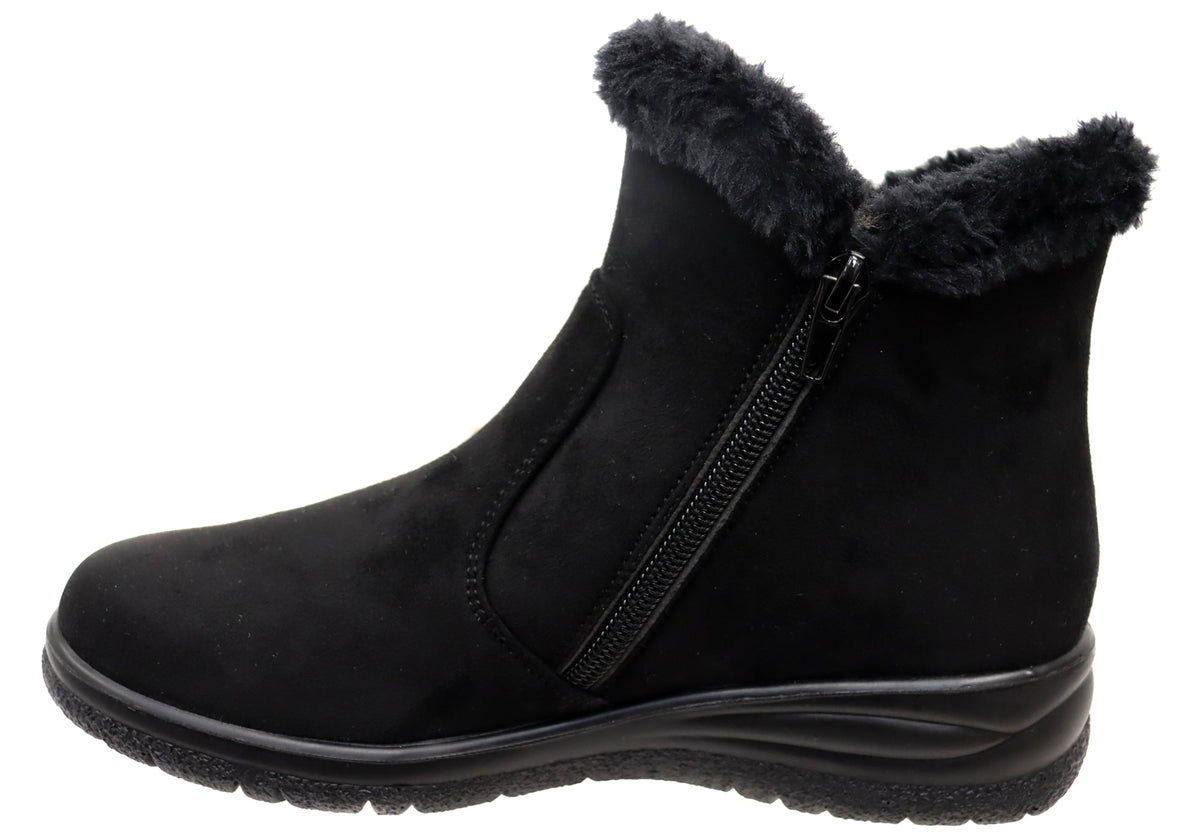 Buff Womens Comfortable Ankle Boots