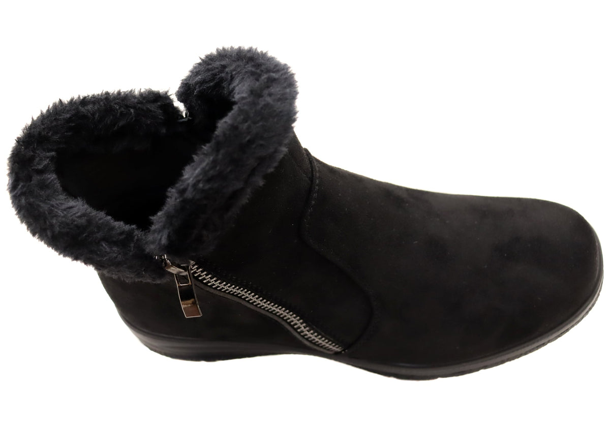 Buff Womens Comfortable Ankle Boots