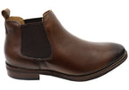 Jacko Mens Comfortable Leather Chelsea Boots Made In Brazil
