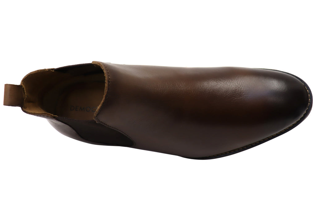 Jacko Mens Comfortable Leather Chelsea Boots Made In Brazil