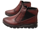 Austina Womens European Comfortable Leather Ankle Boots