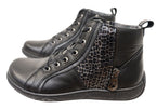 Bangle Womens European Comfortable Leather Ankle Boots