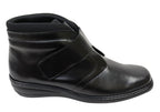 Elaine Womens Comfortable Brazilian Leather Ankle Boots