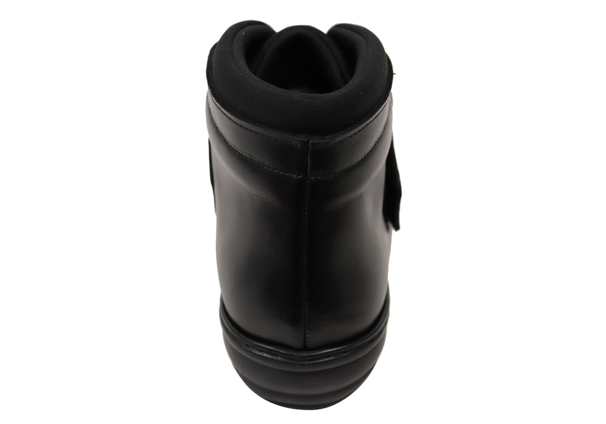 Elaine Womens Comfortable Brazilian Leather Ankle Boots