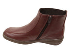 Nancy Womens Comfortable Brazilian Leather Ankle Boots