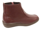 Nancy Womens Comfortable Brazilian Leather Ankle Boots