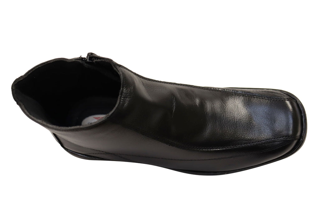 Nancy Womens Comfortable Brazilian Leather Ankle Boots