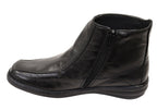 Nancy Womens Comfortable Brazilian Leather Ankle Boots