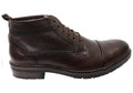 Riccardo Mens Brazilian Comfortable Leather Lace Up Boots