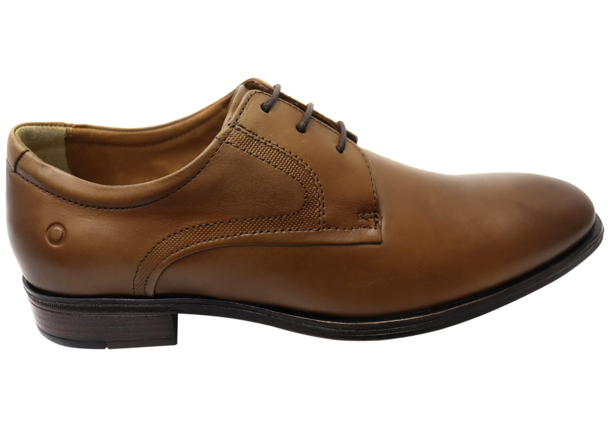 Roger Mens Comfortable Leather Dress Shoes Made In Brazil