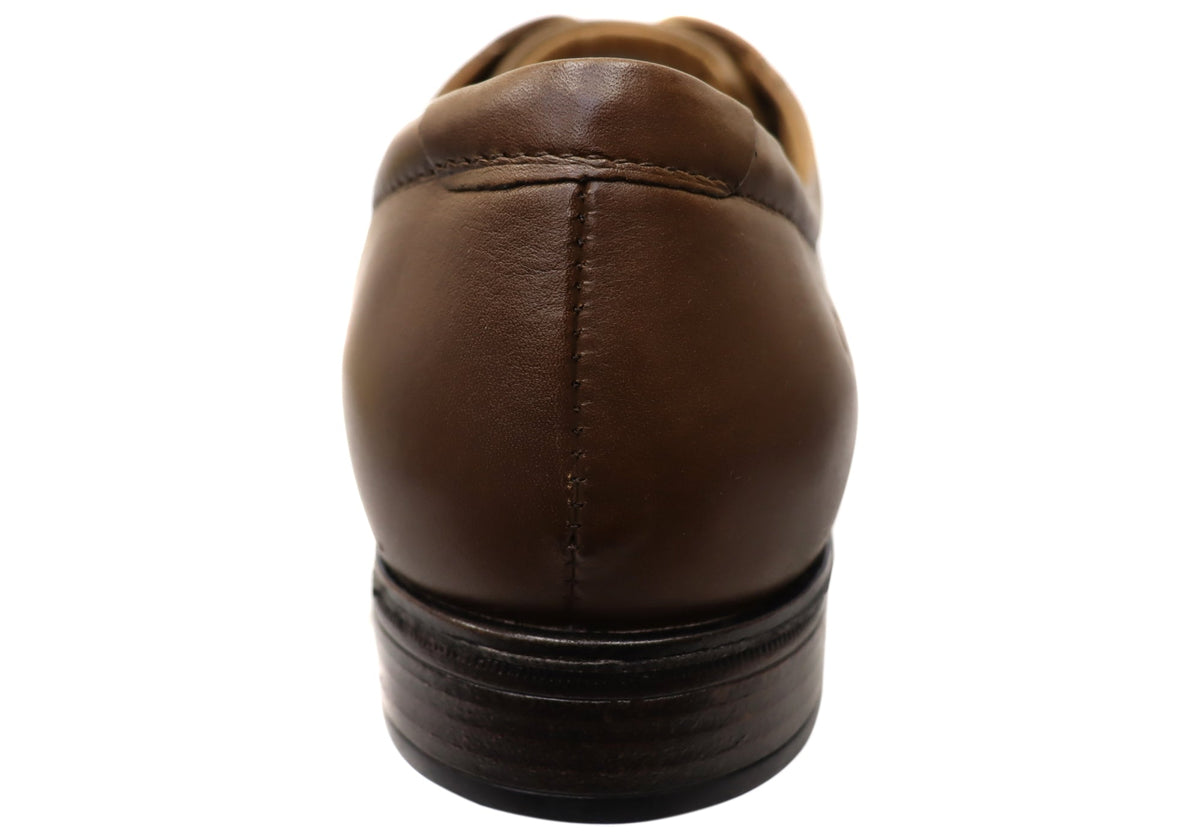 Roger Mens Comfortable Leather Dress Shoes Made In Brazil