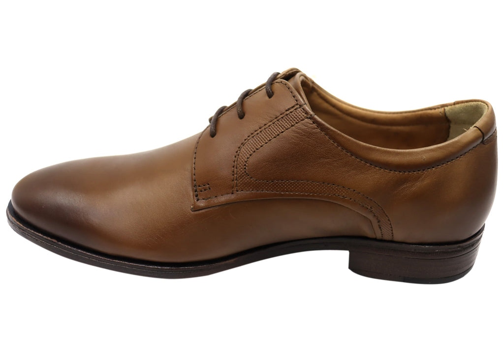 Roger Mens Comfortable Leather Dress Shoes Made In Brazil