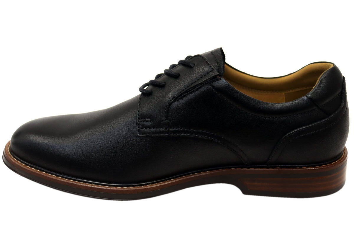 Mens Traveller Plain EE Extra Wide Leather Dress Shoes