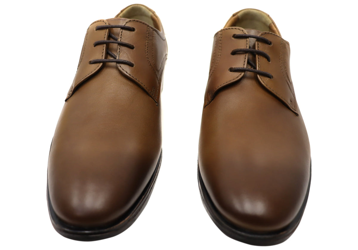 Roger Mens Comfortable Leather Dress Shoes Made In Brazil