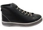 Ivy Womens European Comfortable Leather Ankle Boots