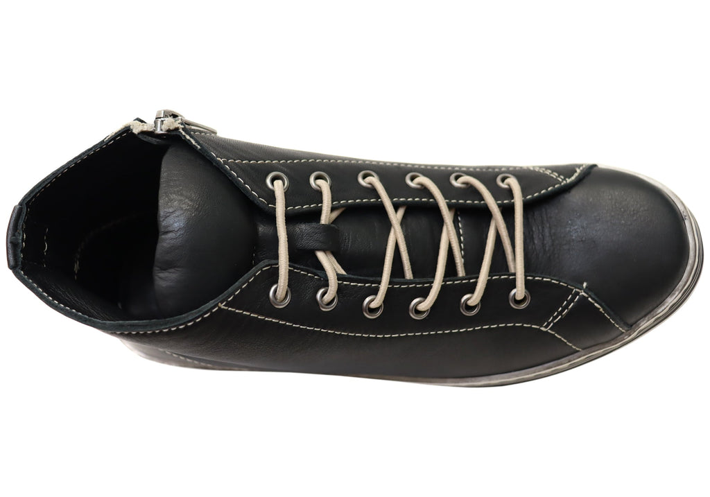 Ivy Womens European Comfortable Leather Ankle Boots