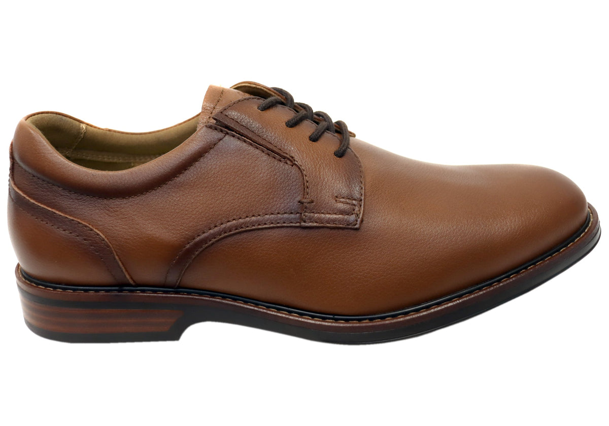 Mens Traveller Plain EE Extra Wide Leather Dress Shoes