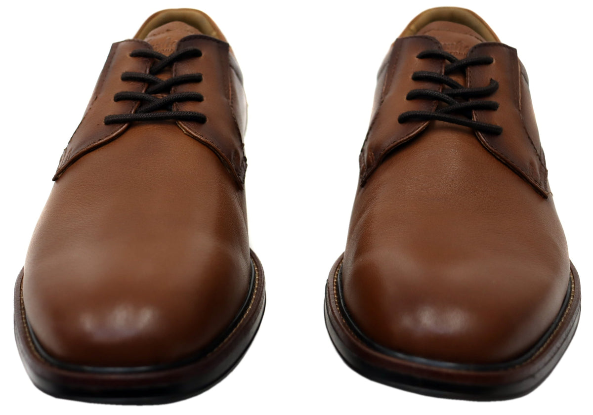 Mens Traveller Plain EE Extra Wide Leather Dress Shoes