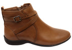 Nancy Womens Comfortable Brazilian Leather Ankle Boots