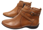 Nancy Womens Comfortable Brazilian Leather Ankle Boots