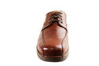 Lithgow Mens Leather Extra Wide Fit Comfortable Lace Up Shoes