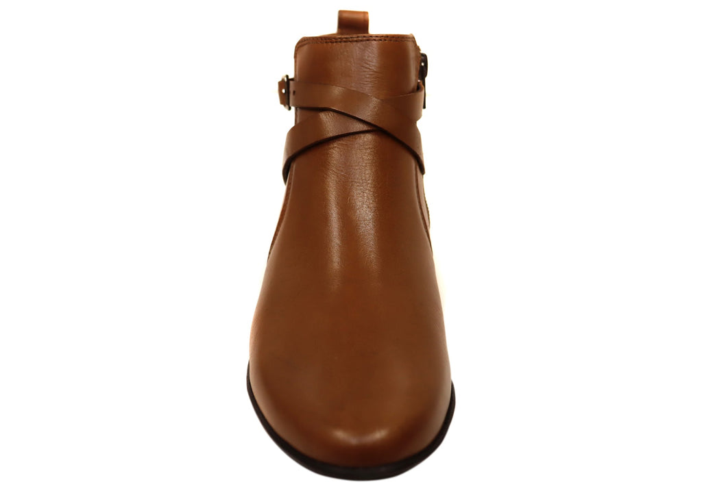 Nancy Womens Comfortable Brazilian Leather Ankle Boots