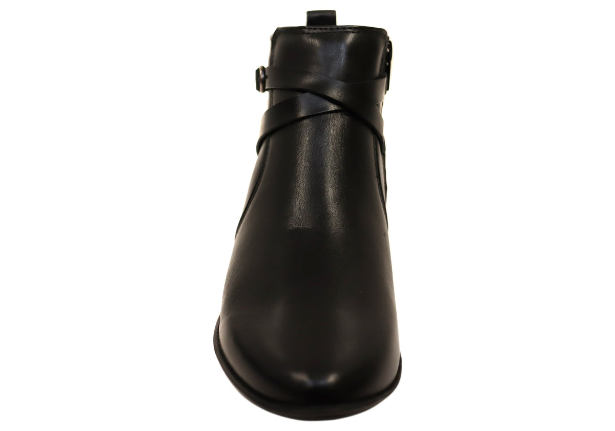 Nancy Womens Comfortable Brazilian Leather Ankle Boots