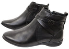 Nancy Womens Comfortable Brazilian Leather Ankle Boots