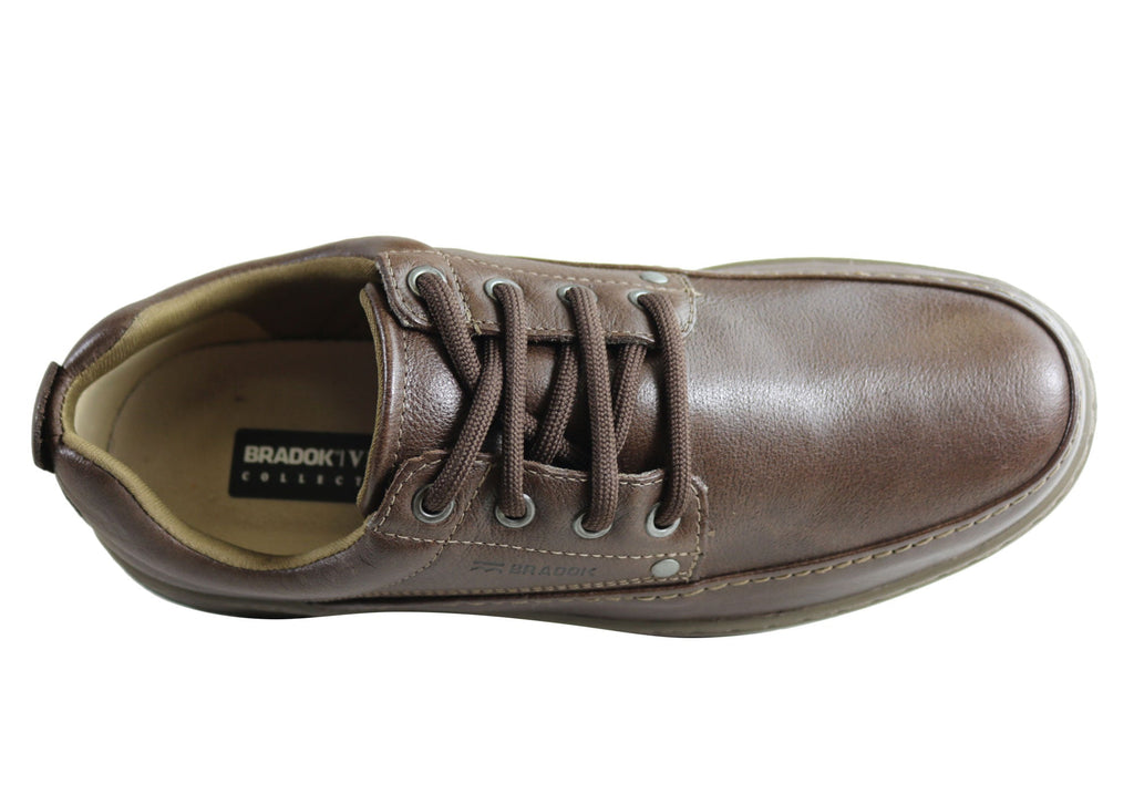 Mens Classic Lace Comfortable Leather Shoes Made In Brazil